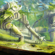 Illustration for article titled Two Mechanical Rivals, Forever Frozen in Combat